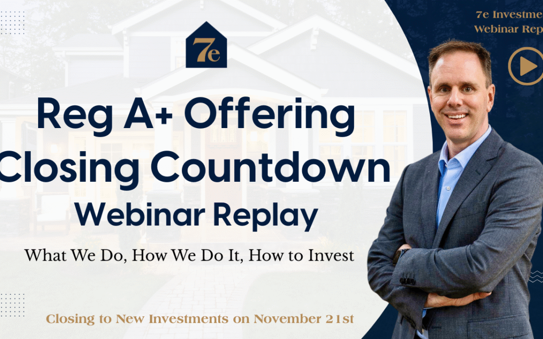 Reg A+ Offering Closing Countdown Webinar Replay