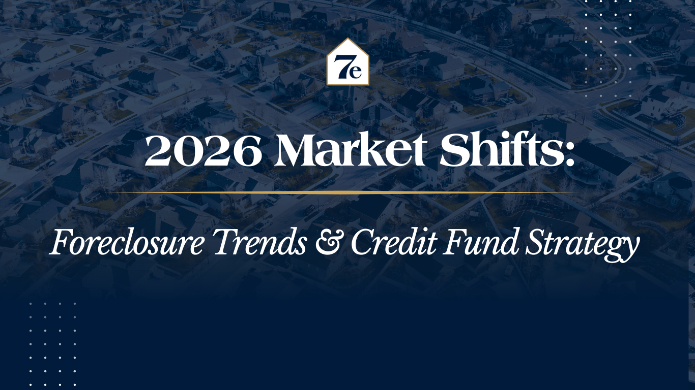 2026 Market Shifts: Foreclosure Trends & Credit Fund Strategy | 7e Investments